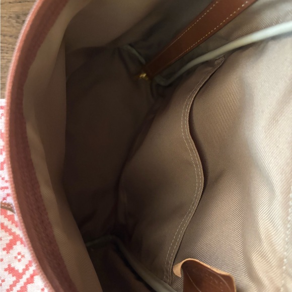 Vintage Longchamp Brown Leather Backpack - Picture 3 of 9